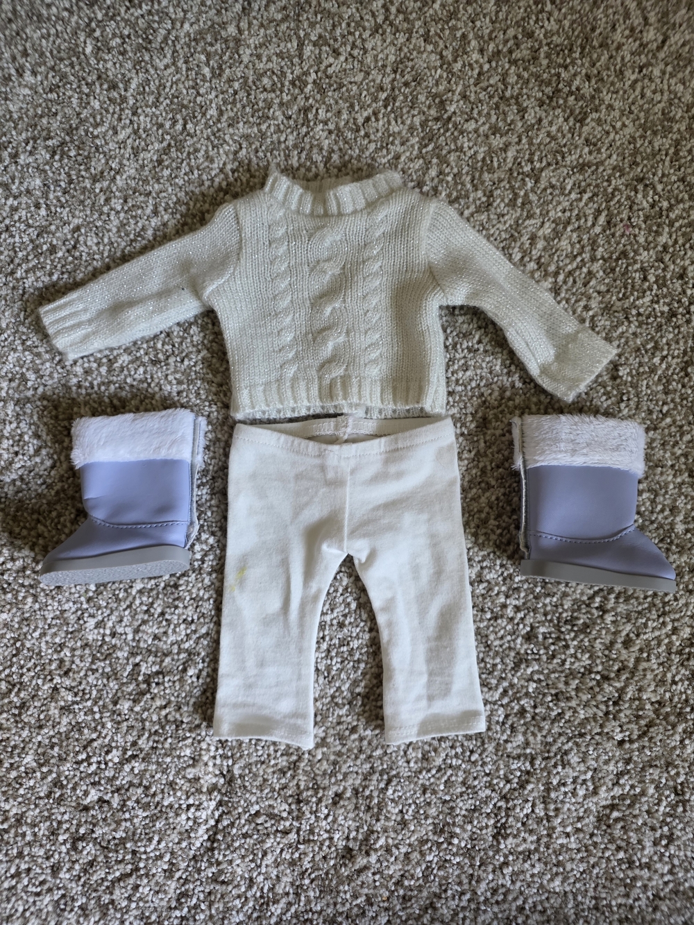 American Girl Soft As Snow Outfit